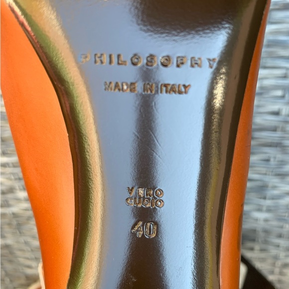 Philosophy di Lorenzo Serafini Shearling Fur Cuff Leather Boots, Size 40, NEW - Picture 11 of 11